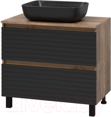 Тумба под умывальник Brevita Dakota 80 / DAK-07080-19/02-2Я - фото