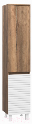 Шкаф-пенал для ванной Brevita Dakota 35 / DAK-050350-19/01Л - фото