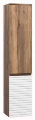 Шкаф-пенал для ванной Brevita Dakota 35 / DAK-050350-19/01П