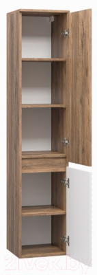 Шкаф-пенал для ванной Brevita Dakota 35 / DAK-050350-19/01П