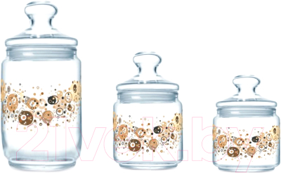 Набор емкостей для хранения Luminarc Cometa Nova P233 (3шт) - фото