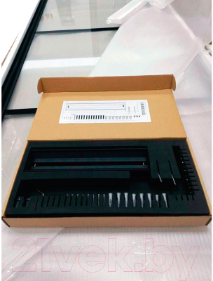 Душевой уголок Riho Grid GB203 / G004016121 (110x80, черный/прозрачный)