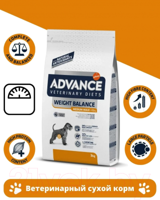 Сухой корм для собак Advance VetDiet Weight Balance