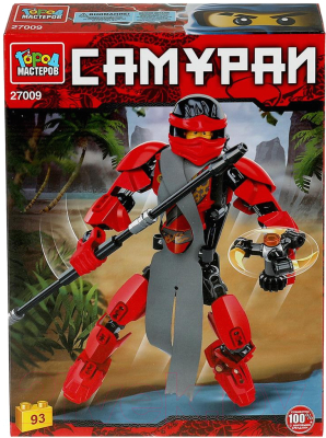Конструктор Город мастеров Красный самурай / 27009-ZH