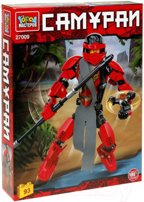 Конструктор Город мастеров Красный самурай / 27009-ZH