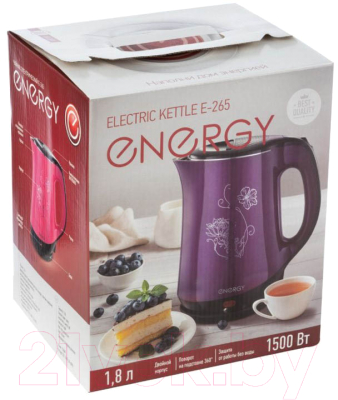 Электрочайник Energy E-265 / 164127 (фиолетовый)