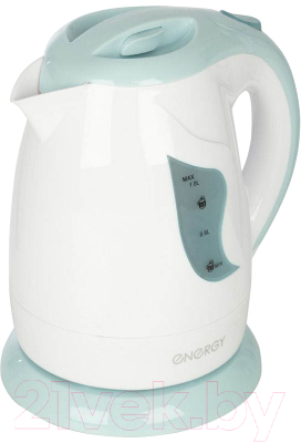 Электрочайник Energy E-209 / 153138 (белый/голубой)