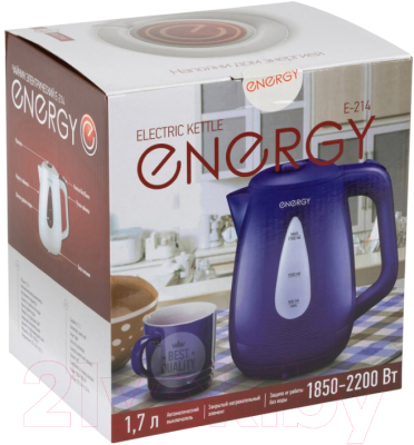 Электрочайник Energy E-214 / 164091 (фиолетовый)