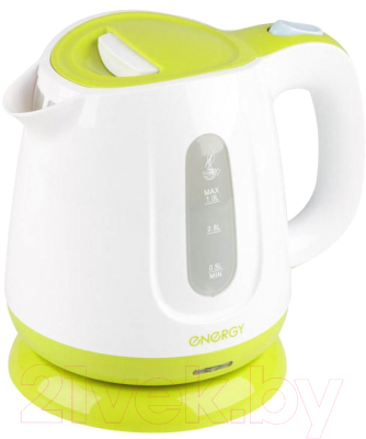 Электрочайник Energy E-234 / 164105 (белый/зеленый) - фото