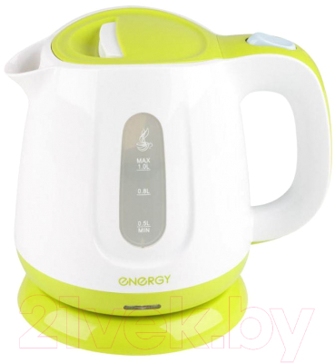 Электрочайник Energy E-234 / 164105 (белый/зеленый)