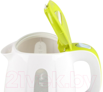 Электрочайник Energy E-234 / 164105 (белый/зеленый)