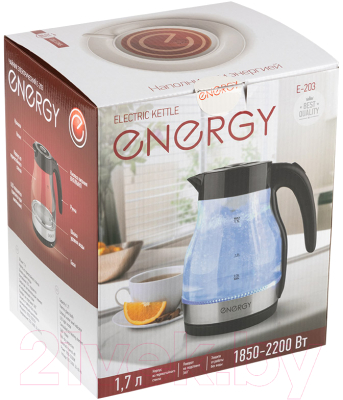 Электрочайник Energy E-203 / 164139 (черный)