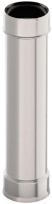 Труба дымохода Гефест Сталь Сталь 0.5м 130 AISI 430/0.8мм - фото