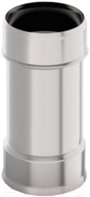 Труба дымохода Гефест Сталь Сталь 0.25м 130 AISI 430/0.8мм - фото