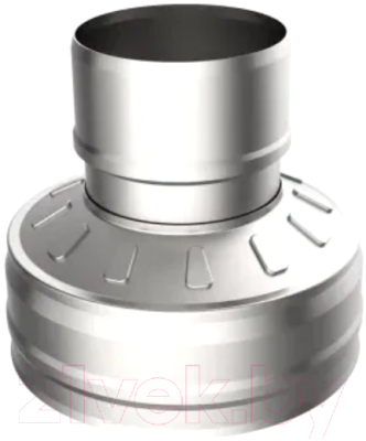 Переходник для дымохода Гефест Сталь Сталь 130x200 AISI 430/430 0.8мм/0.5мм (К) - фото