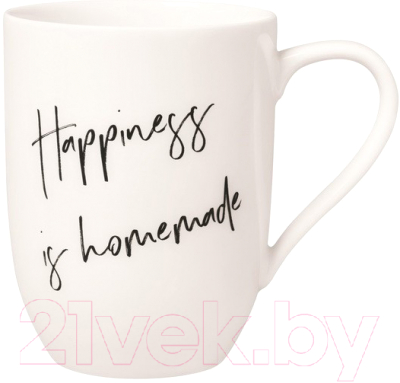 Кружка Villeroy & Boch Statement. Happiness is homemade / 10-1621-9671 - фото