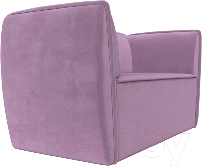 Диван Лига Диванов Бергамо 2-х местный / 112061 (микровельвет сиреневый)