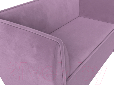 Диван Лига Диванов Бергамо 2-х местный / 112061 (микровельвет сиреневый)