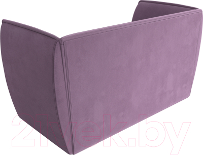 Диван Лига Диванов Бергамо 2-х местный / 112061 (микровельвет сиреневый)