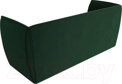 Диван Лига Диванов Бергамо 3-х местный / 112088 (велюр зеленый)