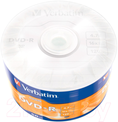 Набор дисков DVD-R Verbatim 16x 4.7Гб DL / 43791