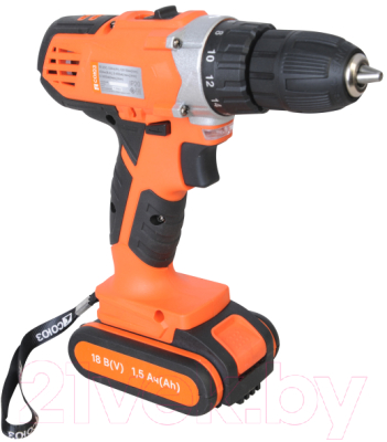 Аккумуляторная дрель-шуруповерт Союз ДШС-18-2К-Промо