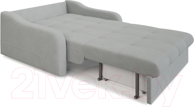 Диван Mebel-Ars Лидер ППУ 140x200 (Vivaldi 06 светло-серый)