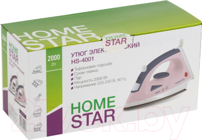 Утюг HomeStar HS-4001 / 002664 (белый)