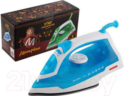 Утюг Матрена MA-046 / 006388 (голубой)