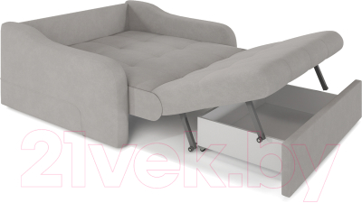 Диван Mebel-Ars Лидер НПБ 155x200 (Vivaldi 04 бежевый)