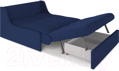 Диван Mebel-Ars Фаворит НПБ 140x200 (Vivaldi 14 синий)