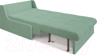 Диван Mebel-Ars Фаворит НПБ 180x200 (Vivaldi 09 мятный)