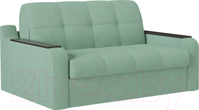 Диван Mebel-Ars Кэнди НПБ 120x200 (Vivaldi 09 мятный) - фото