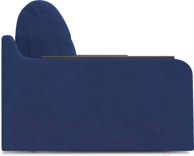 Диван Mebel-Ars Кэнди НПБ 140x200 (Vivaldi 14 синий)