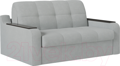 Диван Mebel-Ars Кэнди НПБ 155x200 (Vivaldi 06 светло-серый) - фото