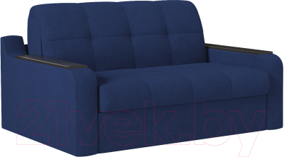 Диван Mebel-Ars Кэнди НПБ 155x200 (Vivaldi 14 синий) - фото