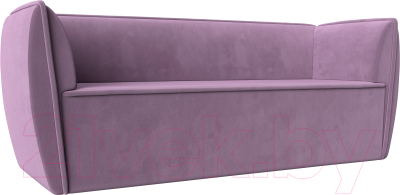 Диван Лига Диванов Бергамо 3-х местный / 112114 (микровельвет сиреневый) - фото