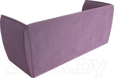Диван Лига Диванов Бергамо 3-х местный / 112114 (микровельвет сиреневый)