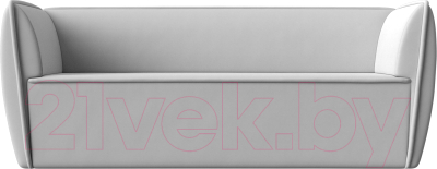 Диван Лига Диванов Бергамо 3-х местный / 112129 (экокожа белый)