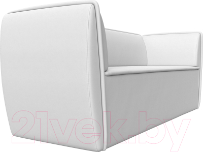 Диван Лига Диванов Бергамо 3-х местный / 112129 (экокожа белый)