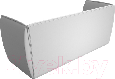 Диван Лига Диванов Бергамо 3-х местный / 112129 (экокожа белый)