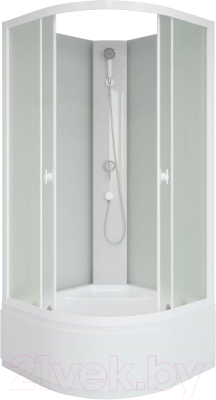 Душевая кабина Niagara Promo P100/40/MT/BK 100x100x195 - фото