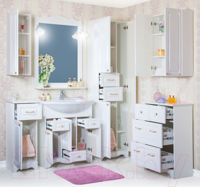 Шкаф-пенал для ванной Бриклаер Анна 52