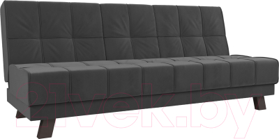 Диван Лига Диванов Винсент / 102869 (велюр серый) - фото