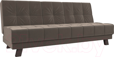 Диван Лига Диванов Винсент / 102870 (велюр коричневый) - фото