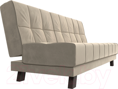 Диван Лига Диванов Винсент / 102872 (микровельвет бежевый)