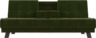 Диван Лига Диванов Винсент / 102873 (микровельвет зеленый)