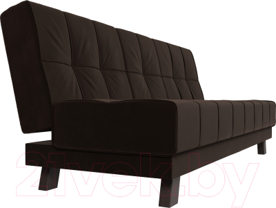 Диван Лига Диванов Винсент / 102875 (микровельвет коричневый)