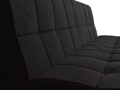 Диван Лига Диванов Винсент / 102876 (микровельвет черный)