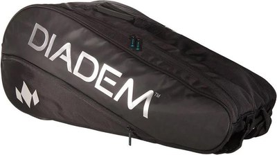Спортивная сумка Diadem Tour 9 Pack Nova Racket Bag B-9-BLK/CHR - фото